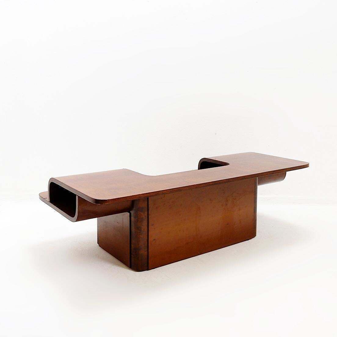 1732.0 1970s Vintage Italian Coffee Table With Bar Compartment, Mid Century photo