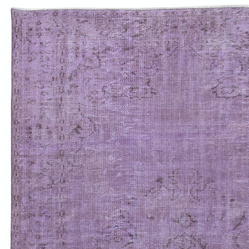 5x8.7 Ft Art Deco Hand Knotted Area Rug. Bohemian Turkish Floor Covering photo Textiles