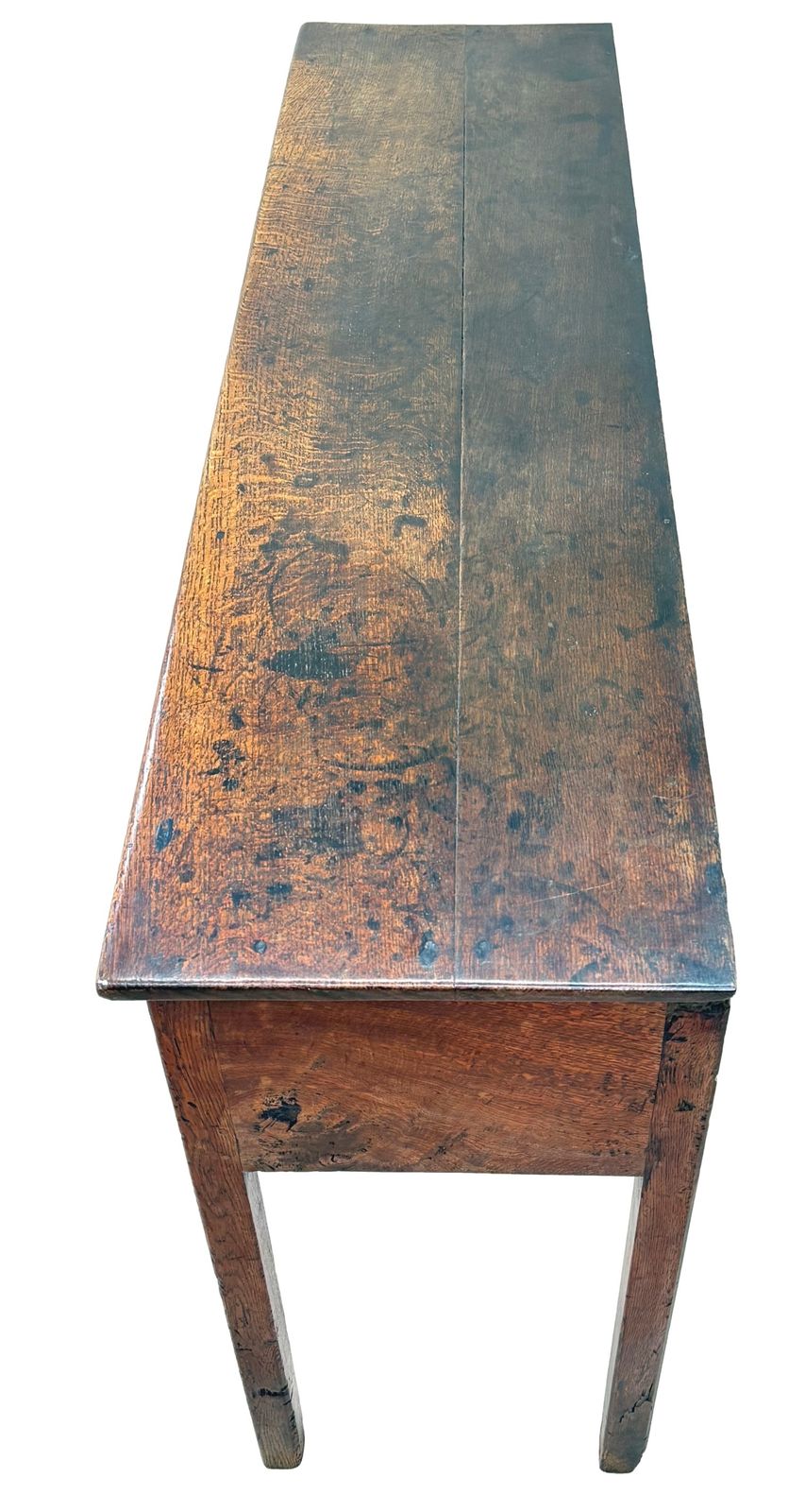 Small 18th Century English Oak Dresser Base (England, Circa 1750) photo for sale