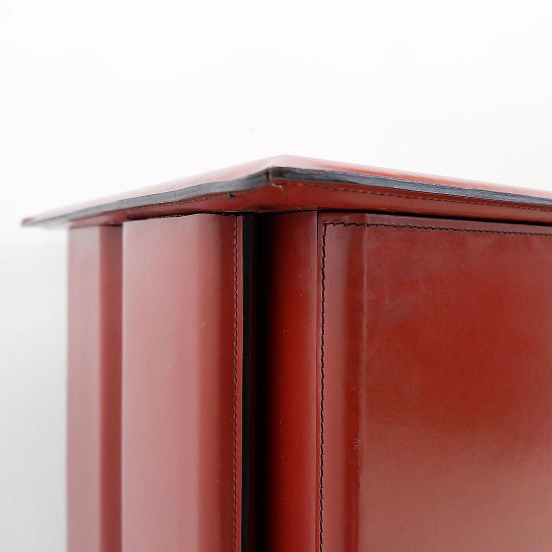 Leather Sideboard By De Couro Of Brazil   1980s   2 Available photo 1682.0