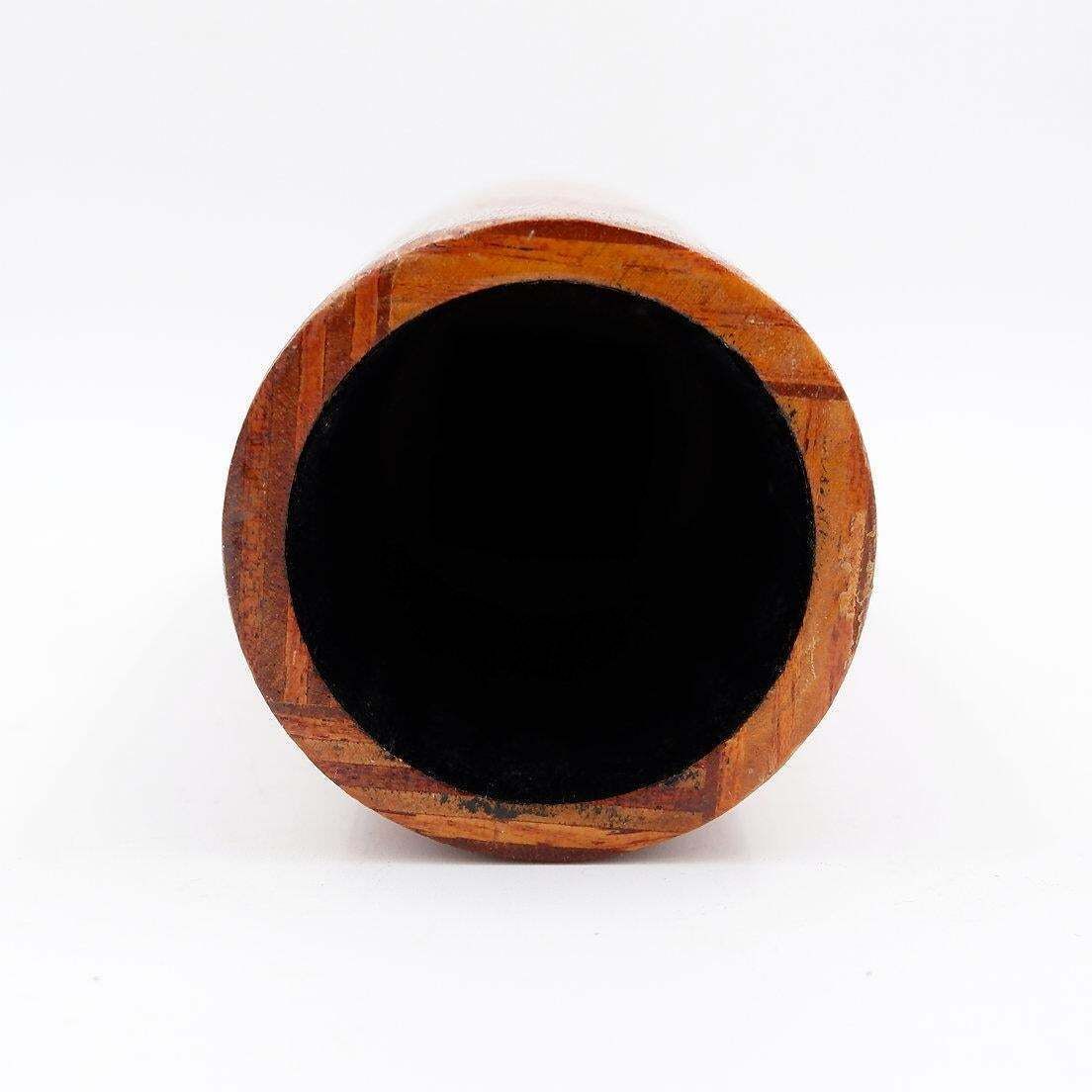 Mid Century Scandinavian Wooden Vase   1960s   H:36cm photo Home Decor
