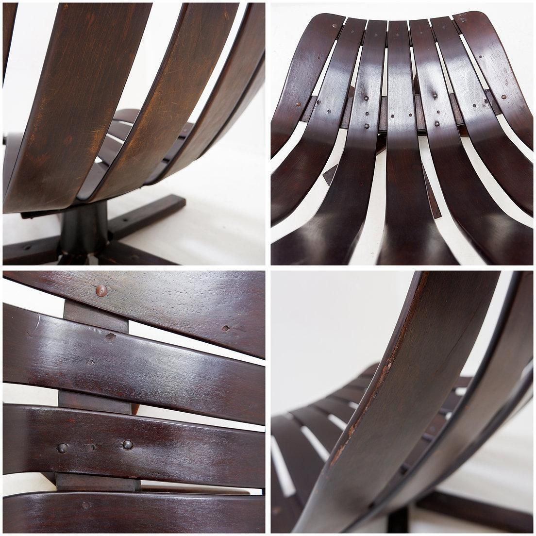 Hans Brattrud For Hove Möbler Vintage 1970 Swivel Lounge Chair photo buy