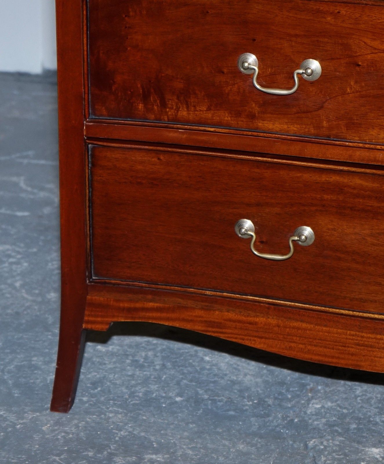 Georgian Revival Style Serpentine Chest Of Drawers Made By Brights Of Nettlebed photo Furniture