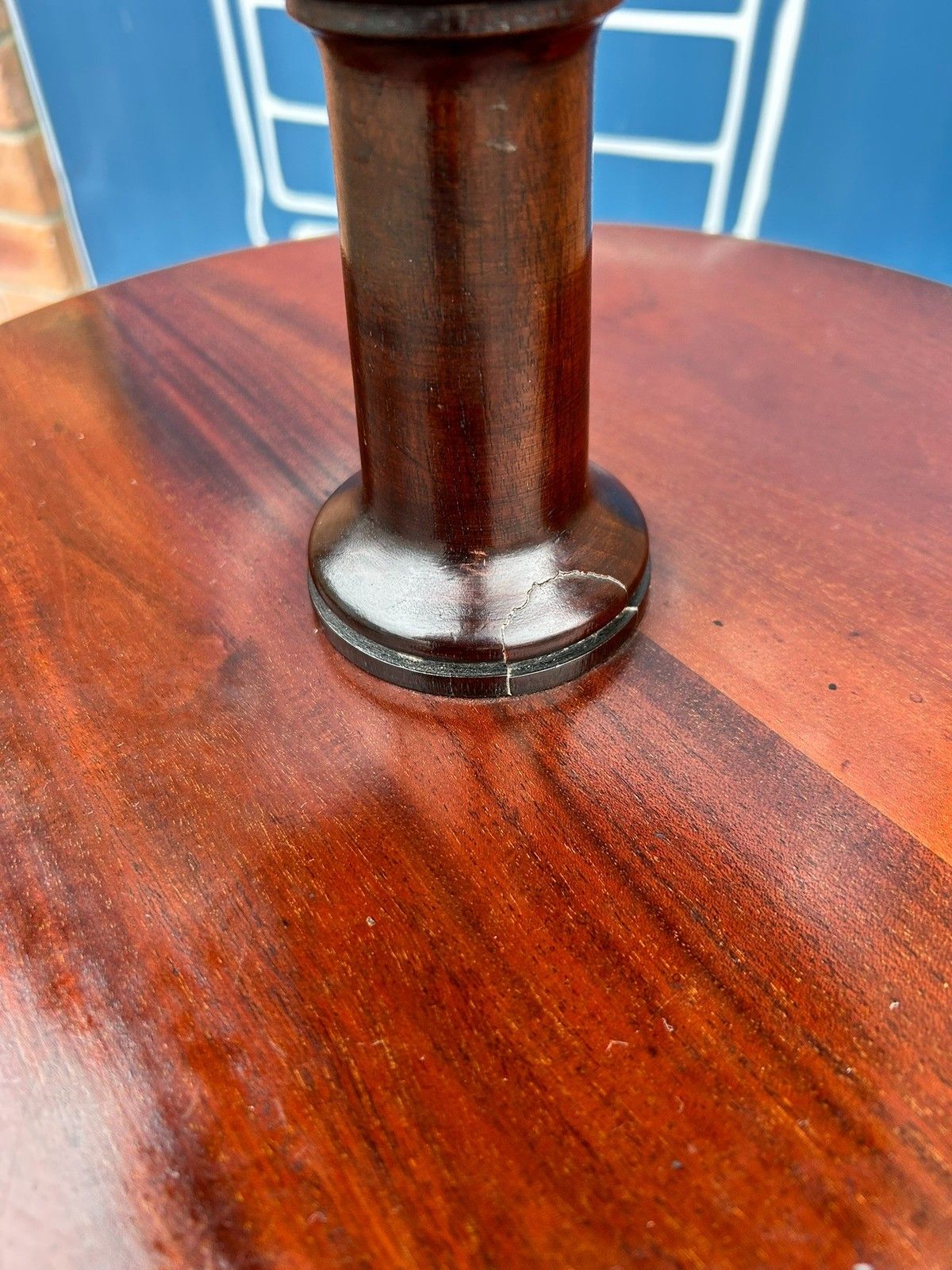 photo furniture Quality Reproduction Antique Regency Style Mahogany Three Tier Dumb Waiter Stand