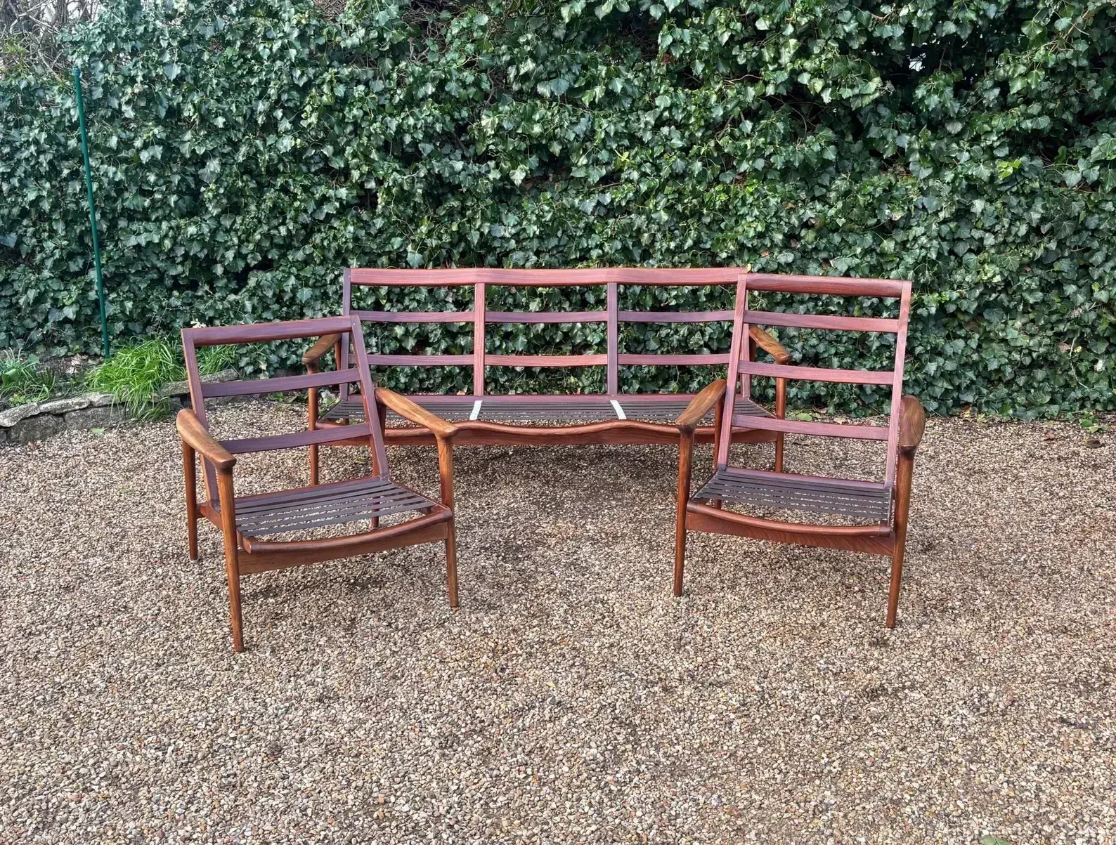 Mid Century Guy Rogers ‘New Yorker’ Lounge Suite Three Seater Sofa & Two Armchair
