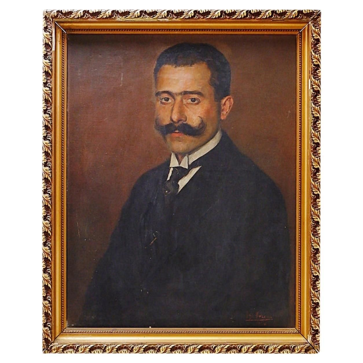 "Portrait Of An Ancestor" Paintings From The 20th   Max Moreau 1924