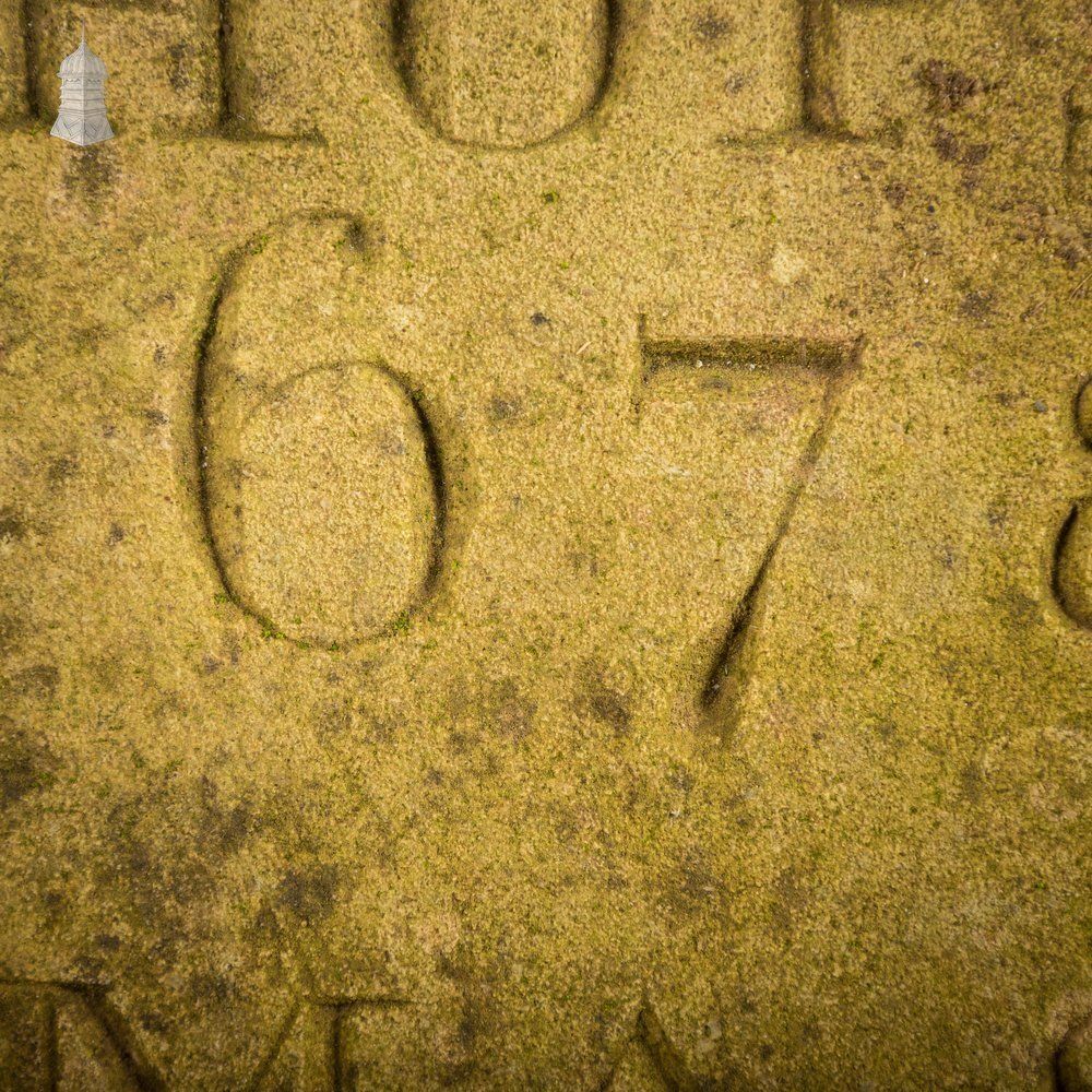Stonemason’s Sample Stone, John Hopson Of Stowmarket photo vintage