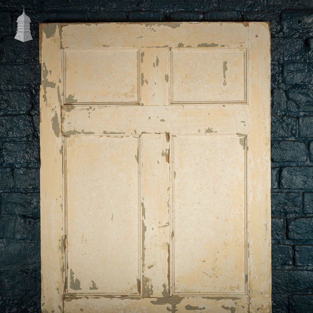 Moulded 6 Panel Door, Reclaimed, Distressed Beige, Period Layout photo furniture