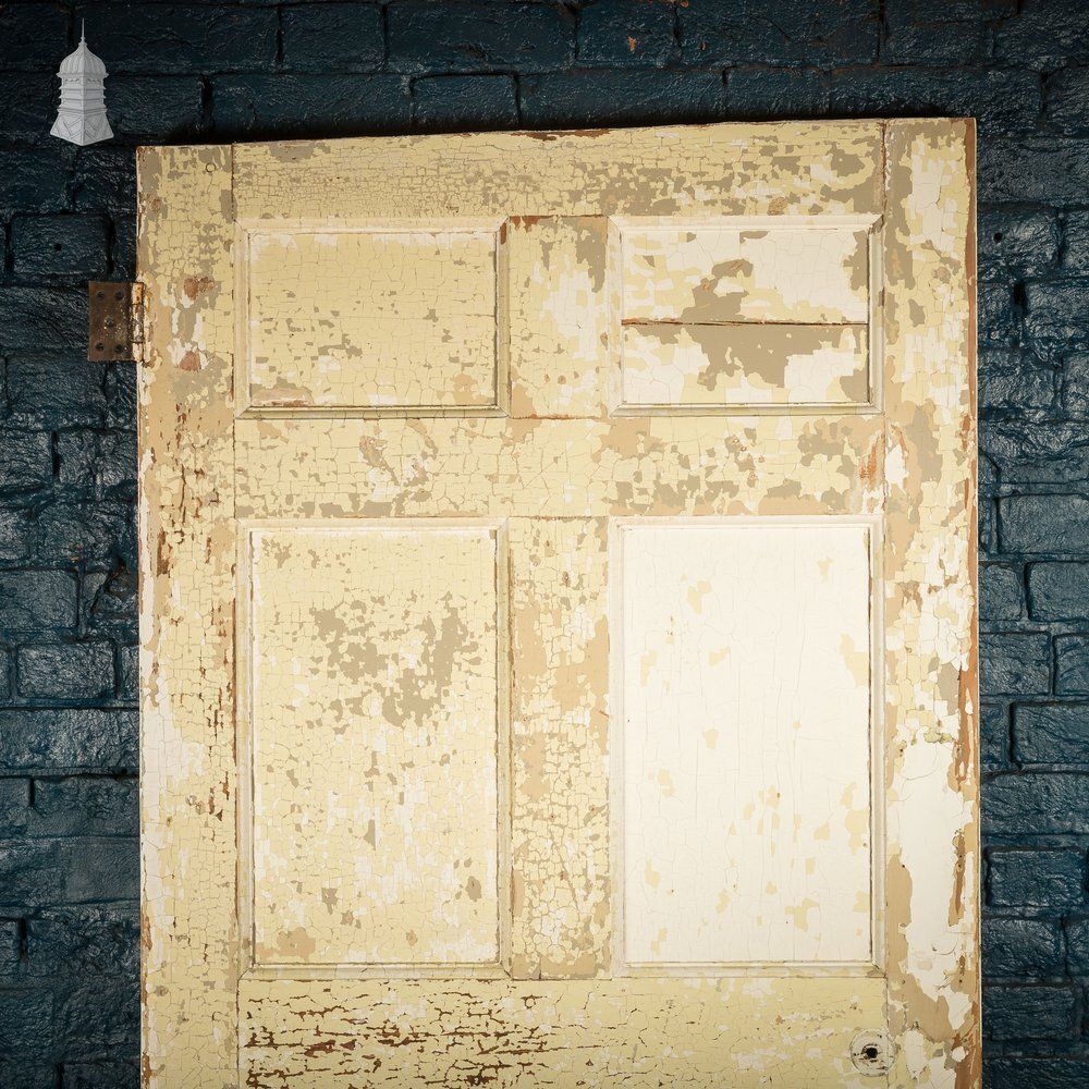 6 Panel Door, Six Moulded Panels, Distressed Paint photo furniture