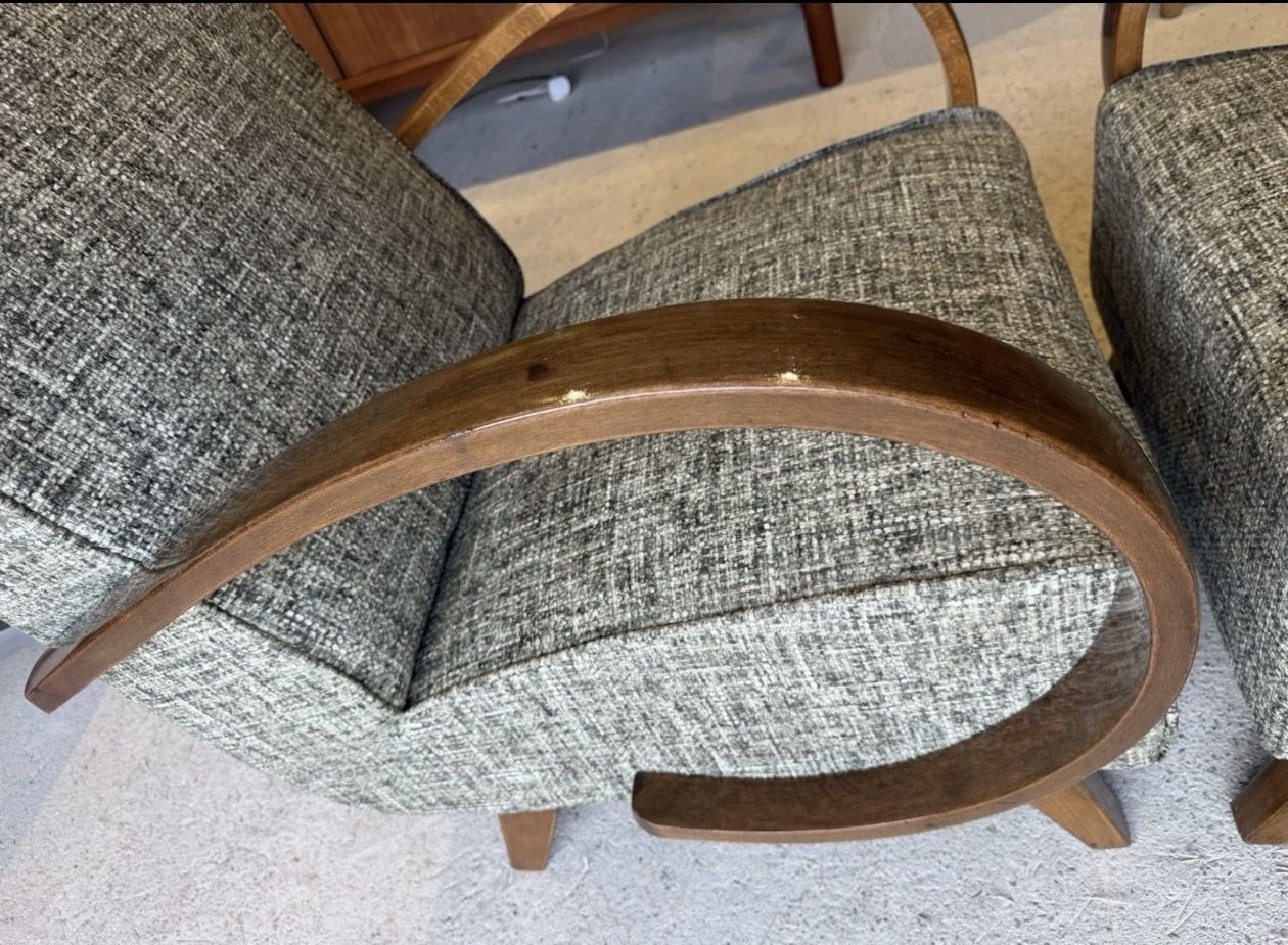 Pair Of Jindrich Halabala Armchairs, Art Deco photo buy