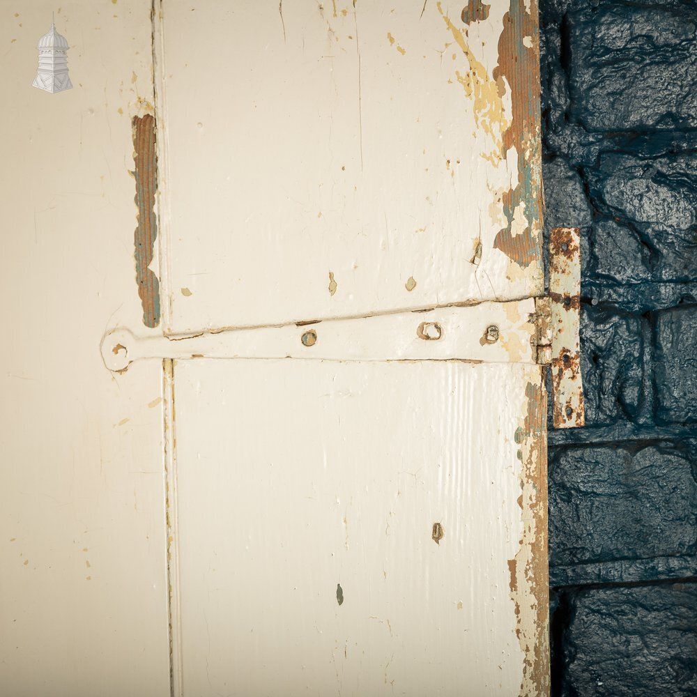 Plank & Ledge Door, White Painted Beadboard photo buy