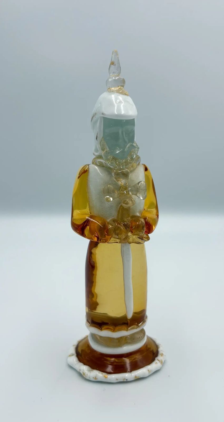 Rare Chess Set Composed Of 32 Solid Amber Glass Pieces, Barbini, Pauly & C photo 18000.0