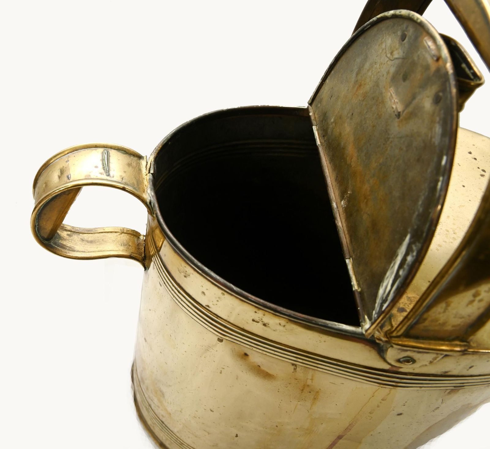 Victorian Brass Watering Can Antique Gardening 1880. photo buy