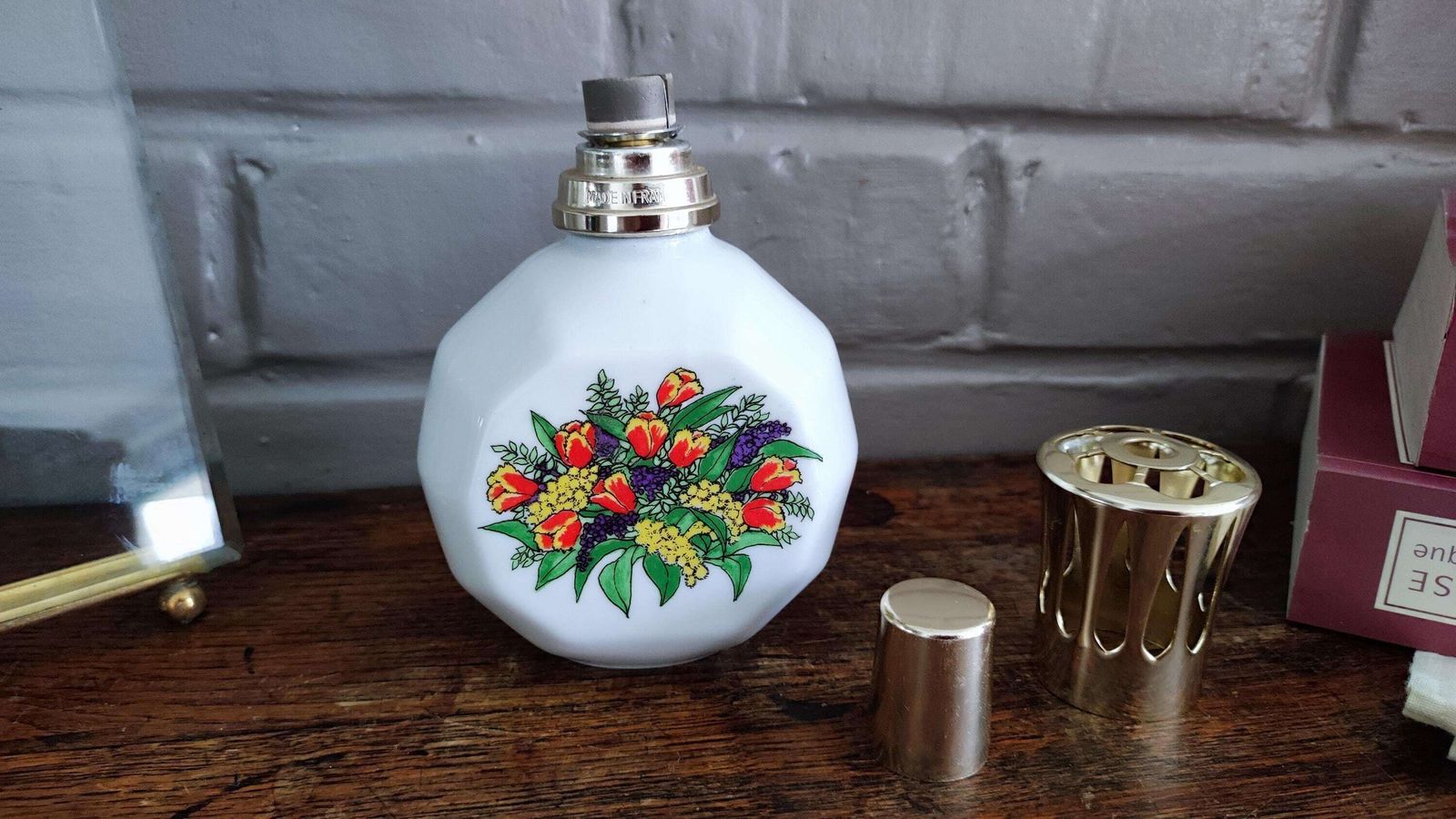 French Lampe Berger Artoria Limoges Porcelain, Catalytic Home Fragrance Diffuser, 1970s photo buy