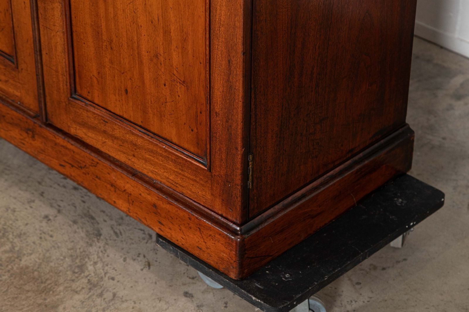 photo vintage English 19thc Mahogany Bookcase Secretaire