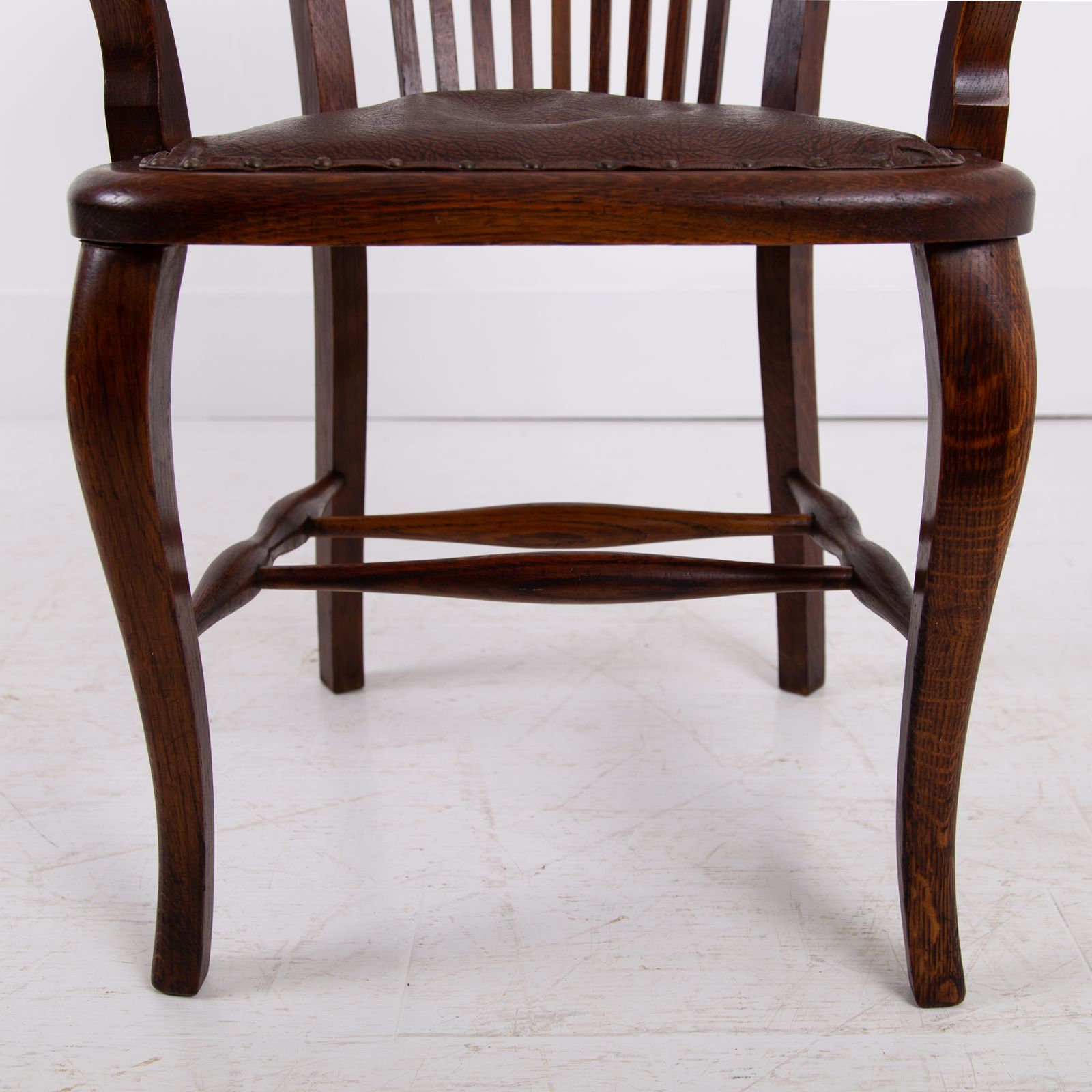 Lovely Antique Oak Desk Chair C1910 photo buy