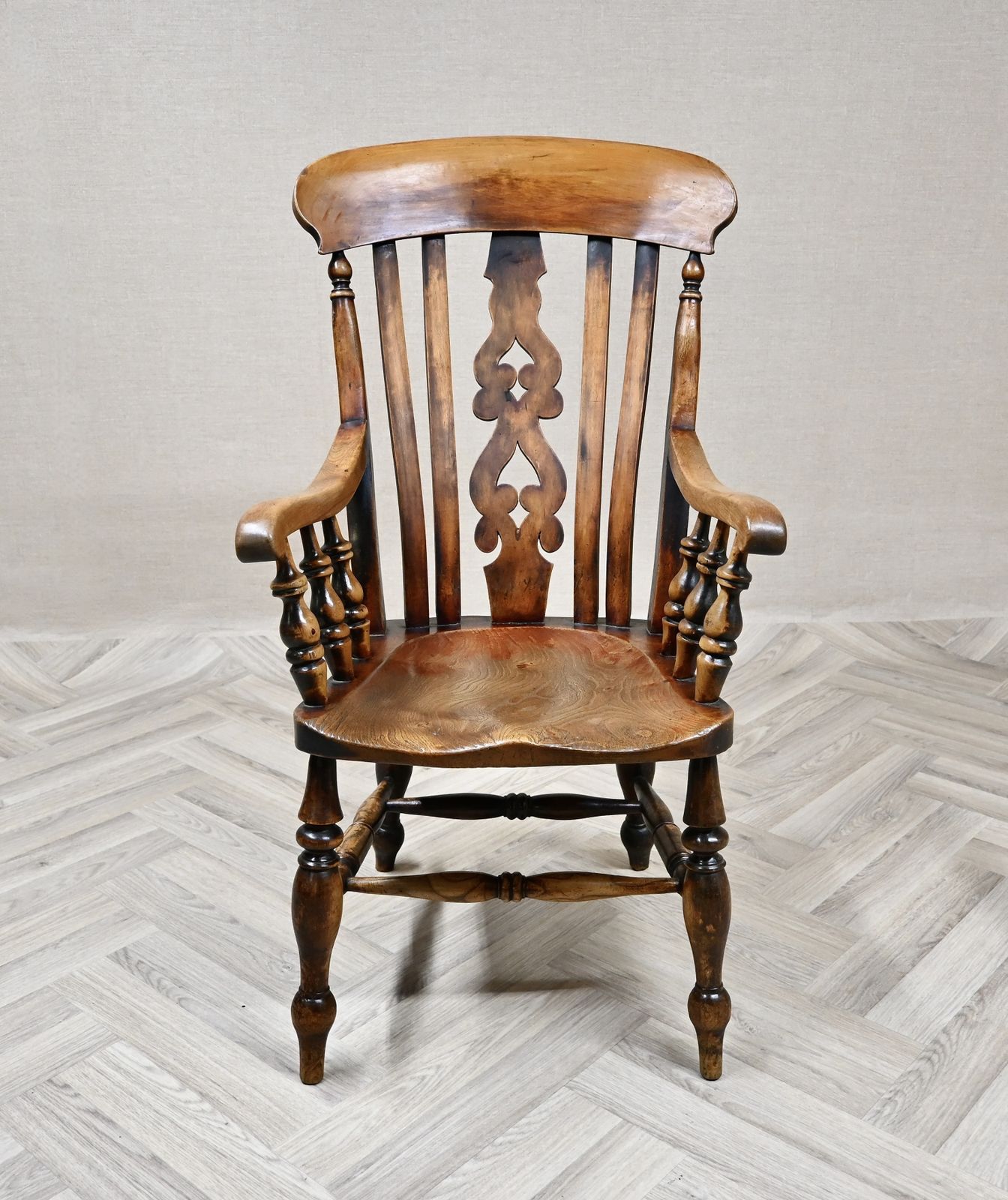 Antique Farmhouse Windsor Armchair photo furniture