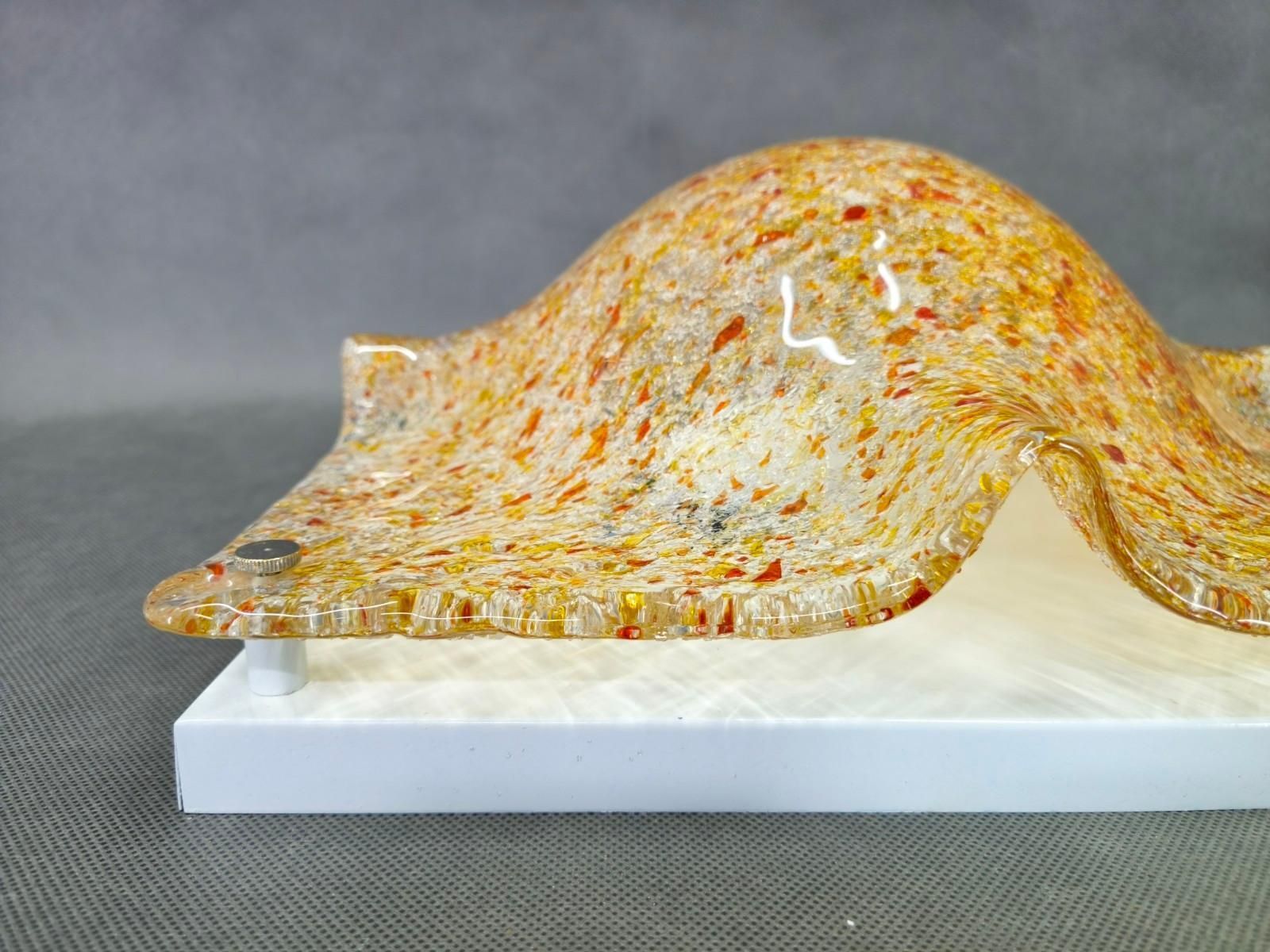 Pair Of Murano Glass Wall Lights By Toni Zuccheri For Mazzega, 1970s photo 1403.0