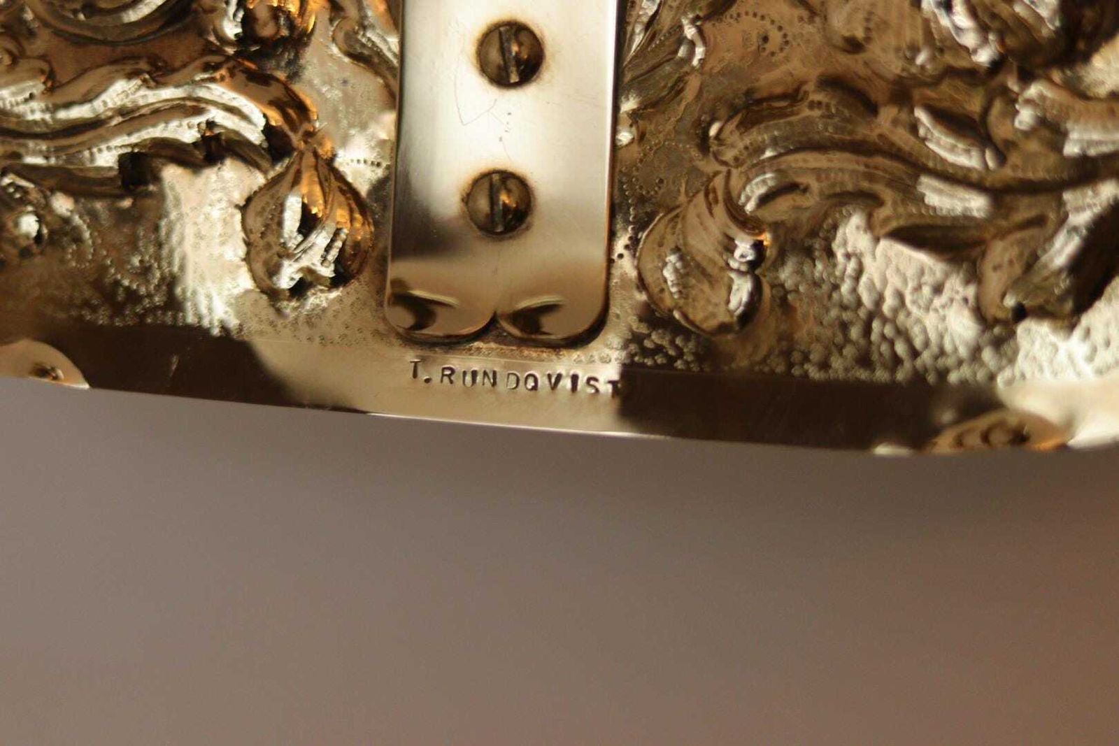 photo vinterior Large Mid Century Swedish Brass Sconces