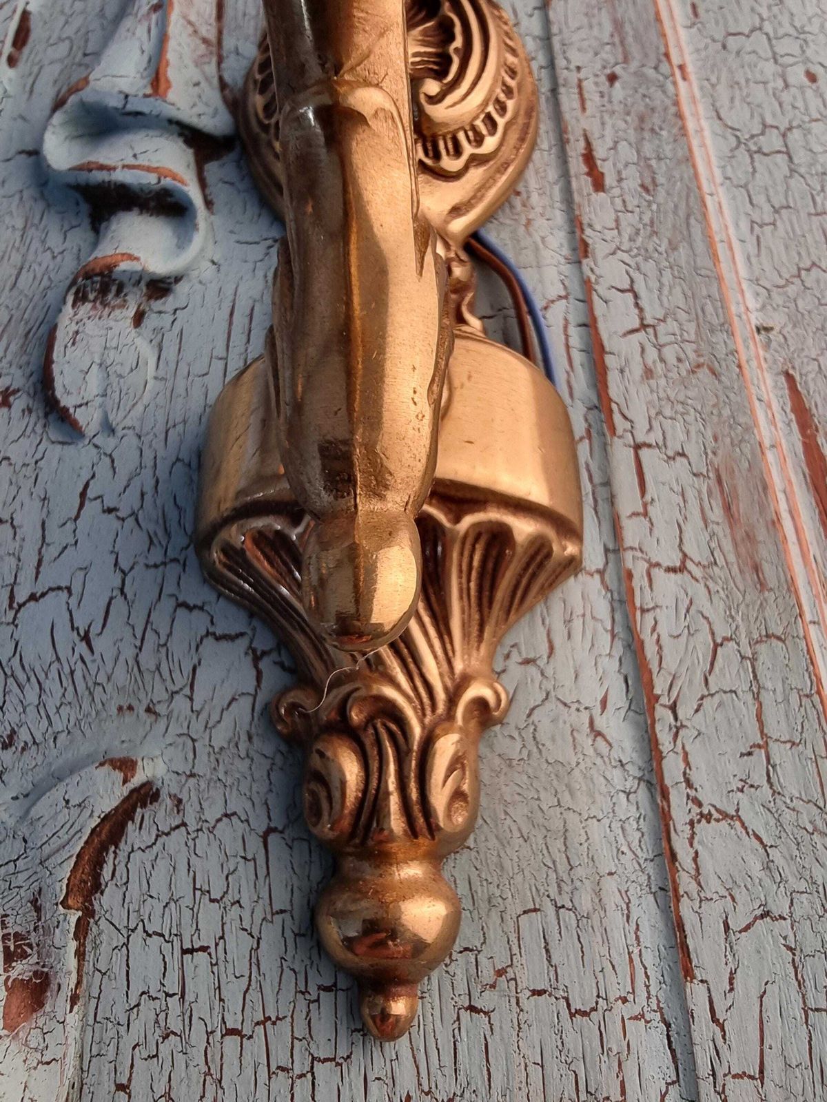 photo furniture Solid Bronze Wall Light Sconces   Vintage French Bronze Wall Candle Sconces   Electric Wall Lighting   Chateau Decor