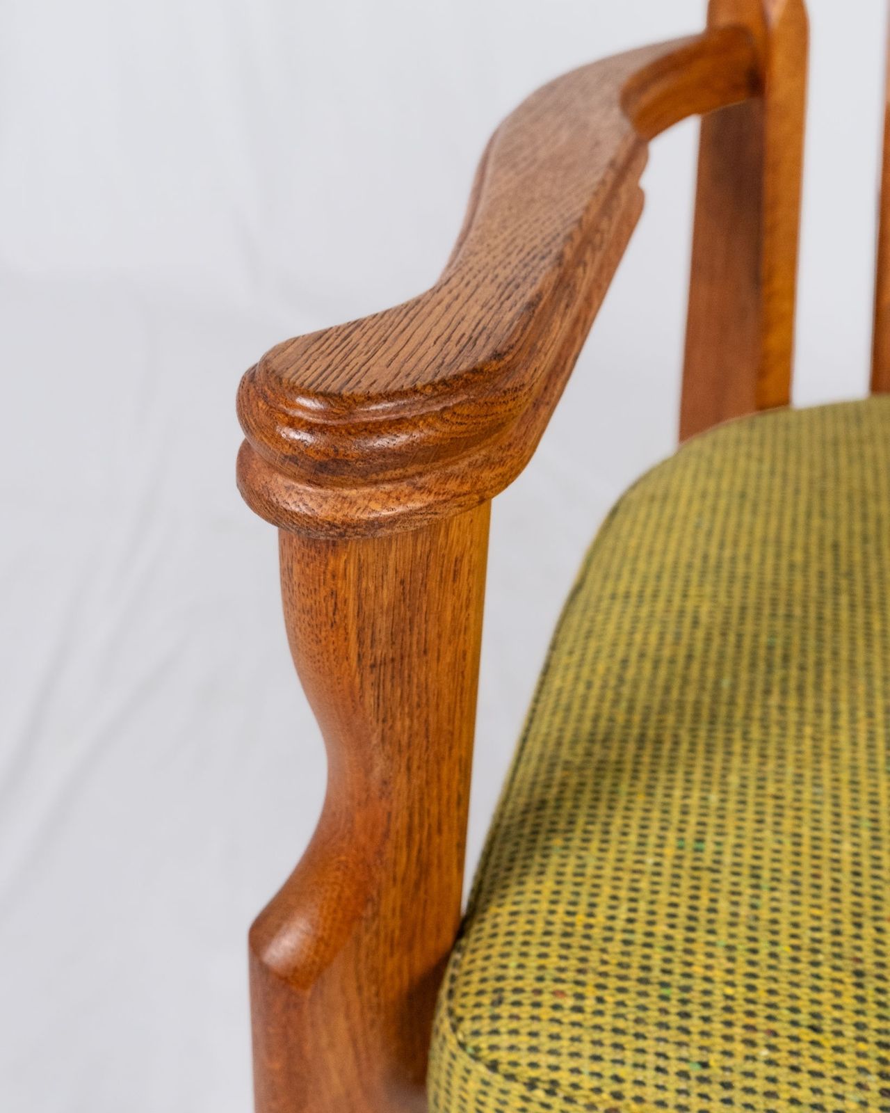6000.0 Set Of Oak And Wool Chairs By Guillerme And Chambron For Votre Maison, France, 1950s photo