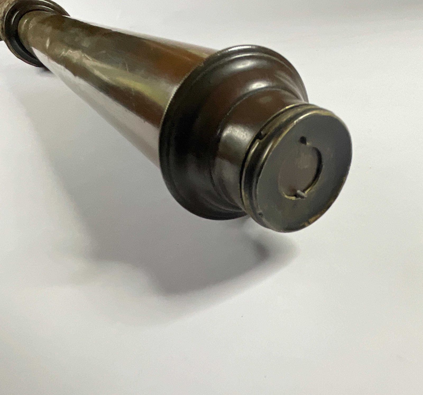 photo furniture Antique 19thc French Naval Telescope – Legris Opticien, Le Havre – Ropework Grip – 1.04m