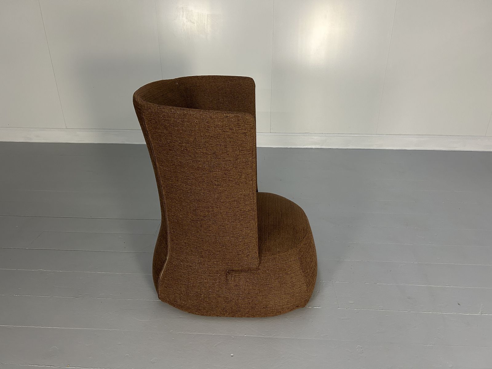 B&B Italia “Fat Fs91a” Chair In Brown Woven Fabric photo buy