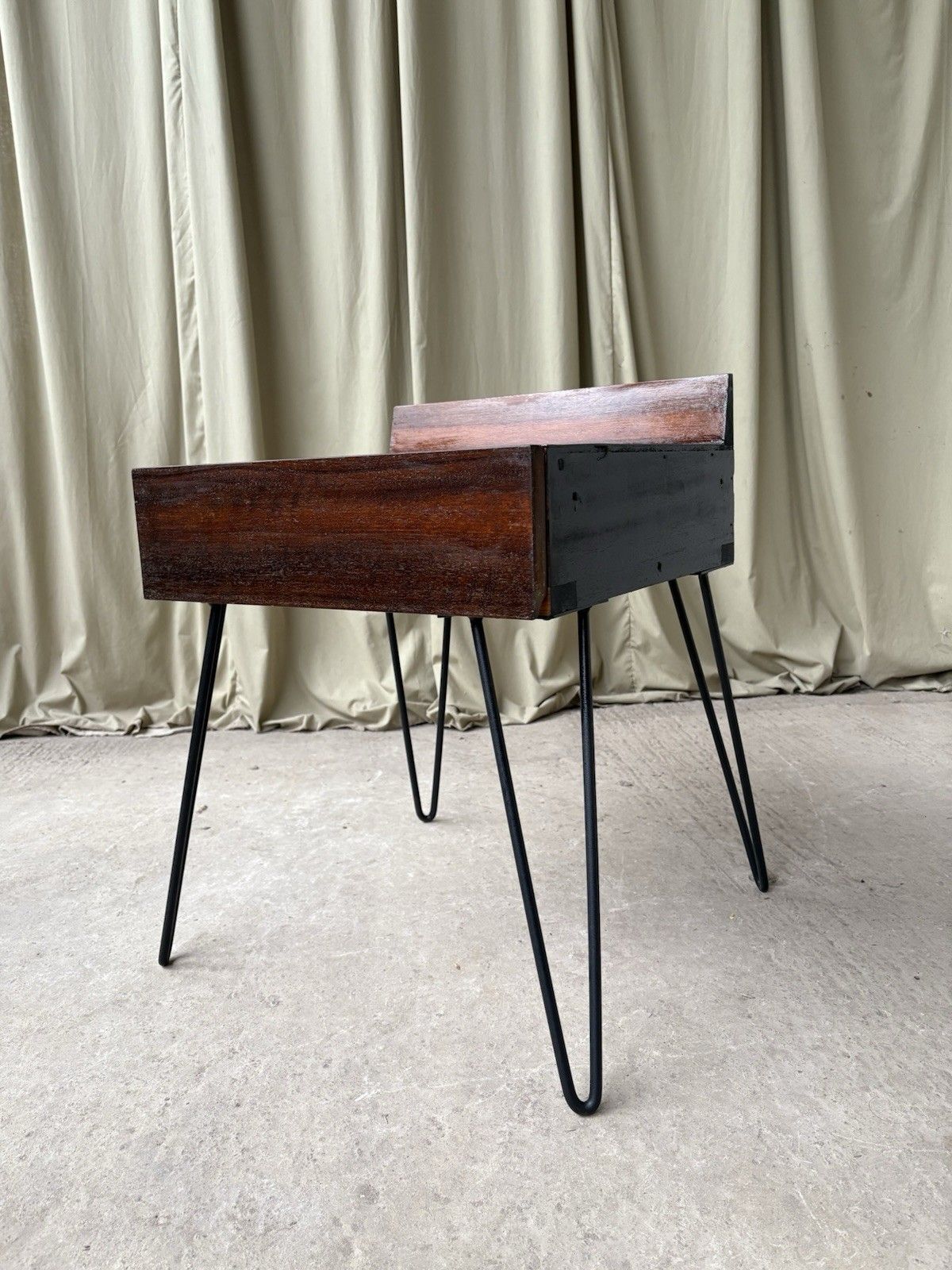 Vtg Mid Century Stag C Range Bedside Drawers Side Table Scandi R1108 photo vinterior