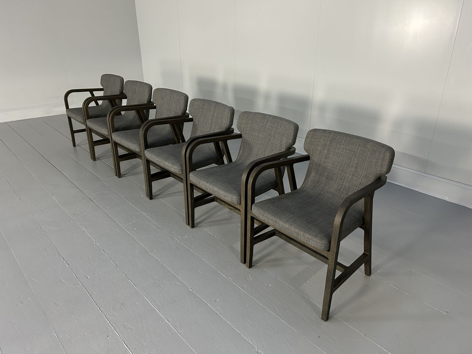 B&B Italia Maxalto "Fulgens Lx58" Dining Chairs X 6 photo for sale