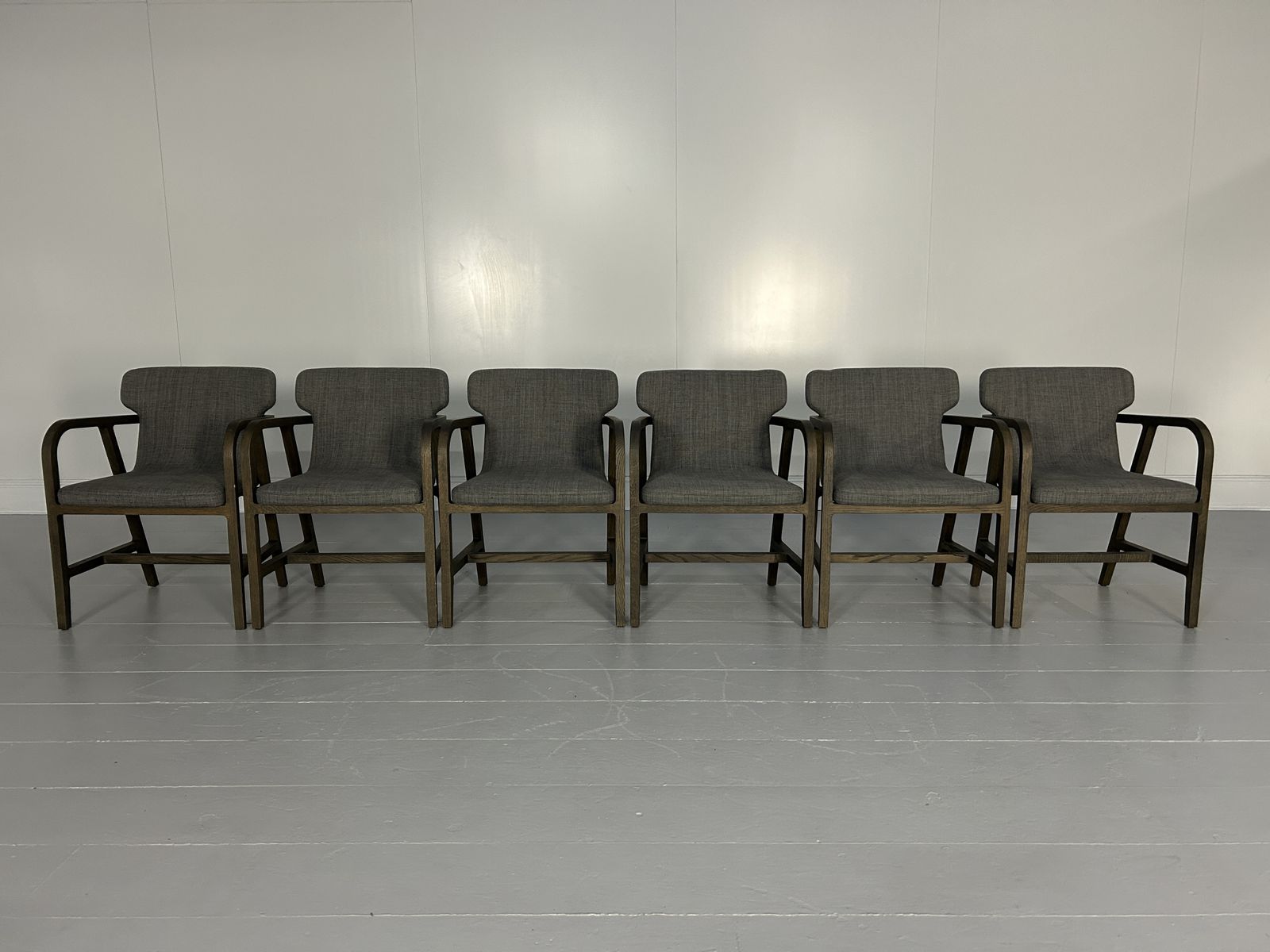 B&B Italia Maxalto "Fulgens Lx58" Dining Chairs X 6 photo Furniture
