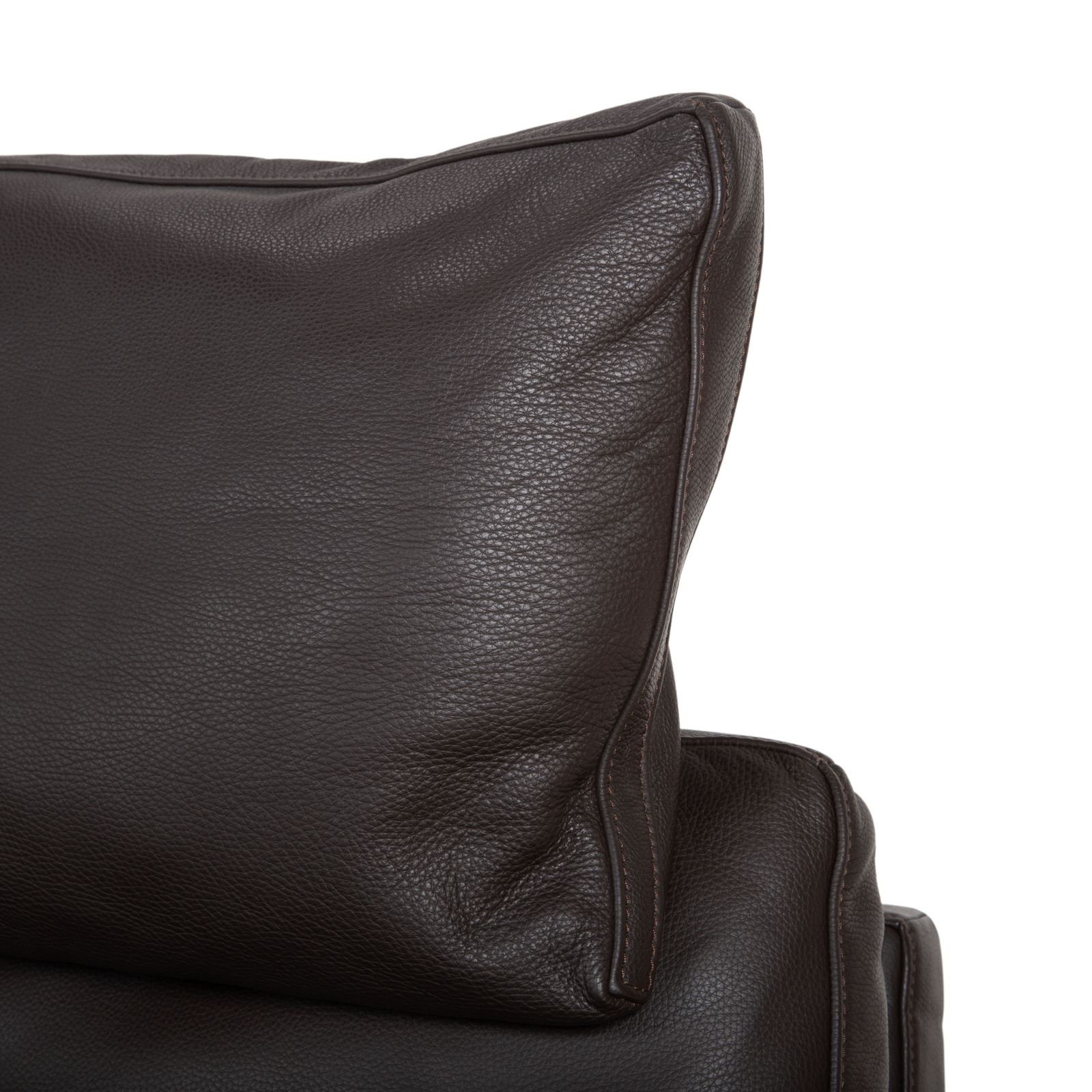 Fauteuil FSM en cuir marron foncé photo 1899.0