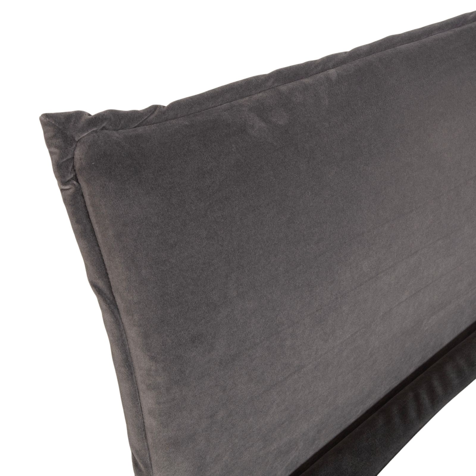 Lit en tissu Musterring, gris photo Mobilier