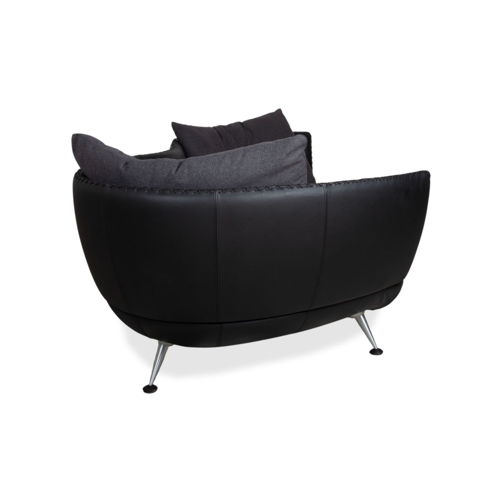 Mobilier Canapé 3 places en cuir noir De Sede DS 102 photo