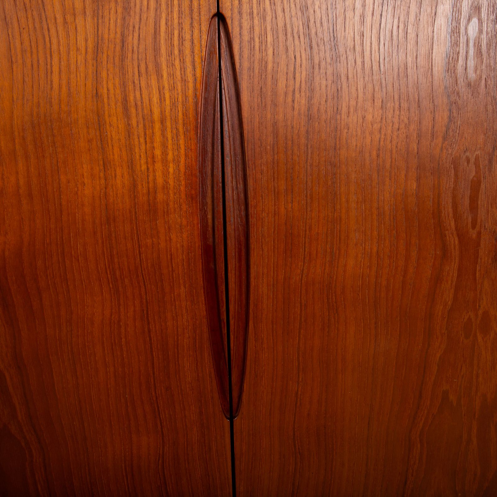 photo for sale Mid Century Wooden Sideboard Brown Vintage Teak Bruno Hansen Made In Denmark