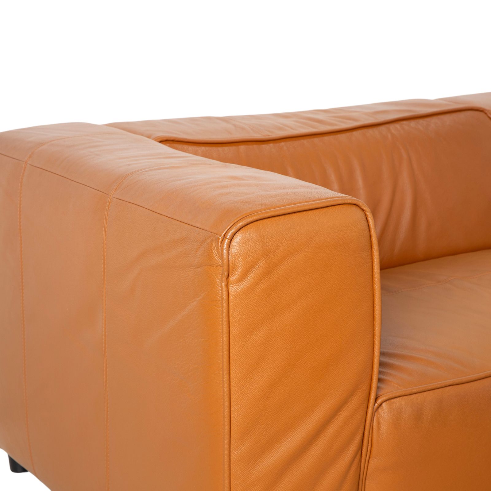Boconcept Carmo Leather Corner Sofa Brown Cognac photo 4359.0