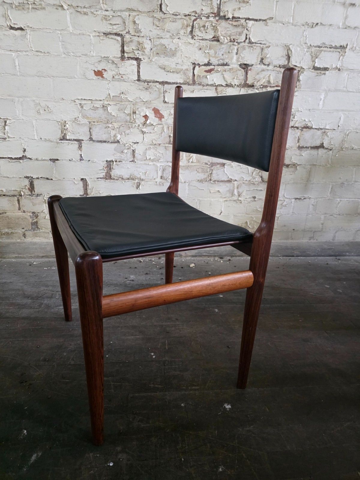 Furniture Set Of 6 Danish Dining Chairs By Kai Lyngfeldt Larsen photo