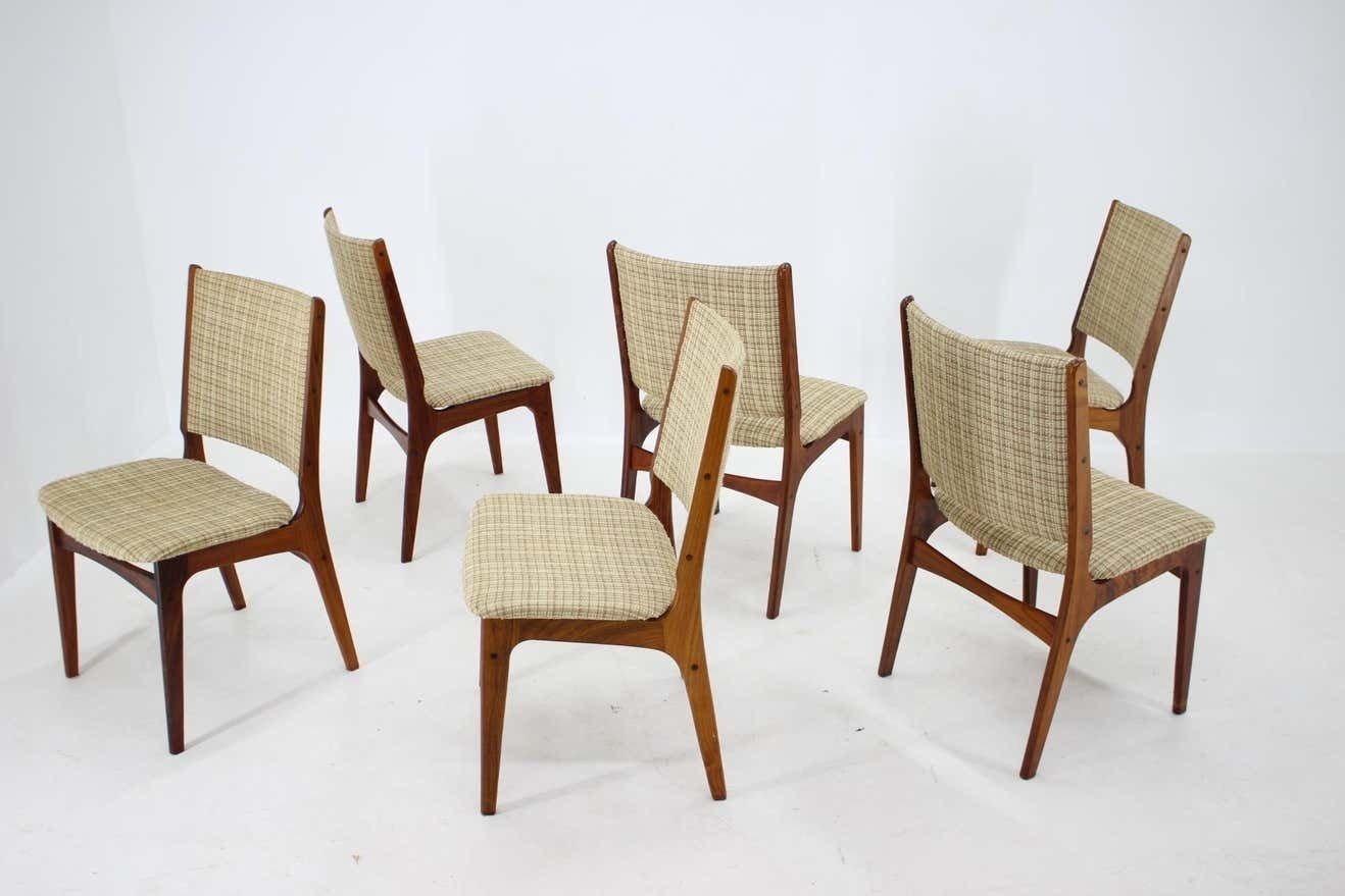 1960s Johannes Andersen Dining Chairs, Set Of 6, Denmark photo Furniture
