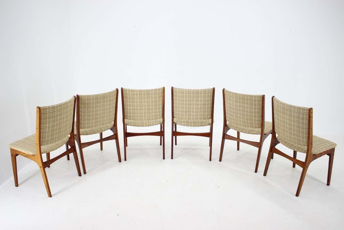 Johannes Andersen Eetkamerstoelen, Set Van 6, Denemarken, Ca. Jaren 1960 photo 1980.0