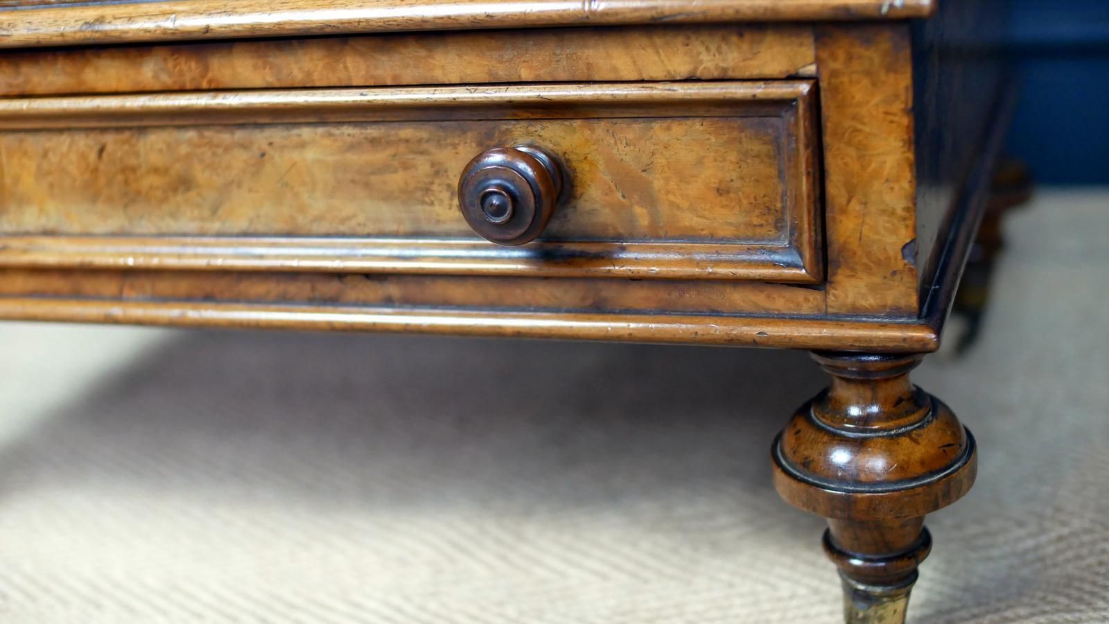 photo furniture Victorian 19th Century Walnut Canterbury Magazine Rack