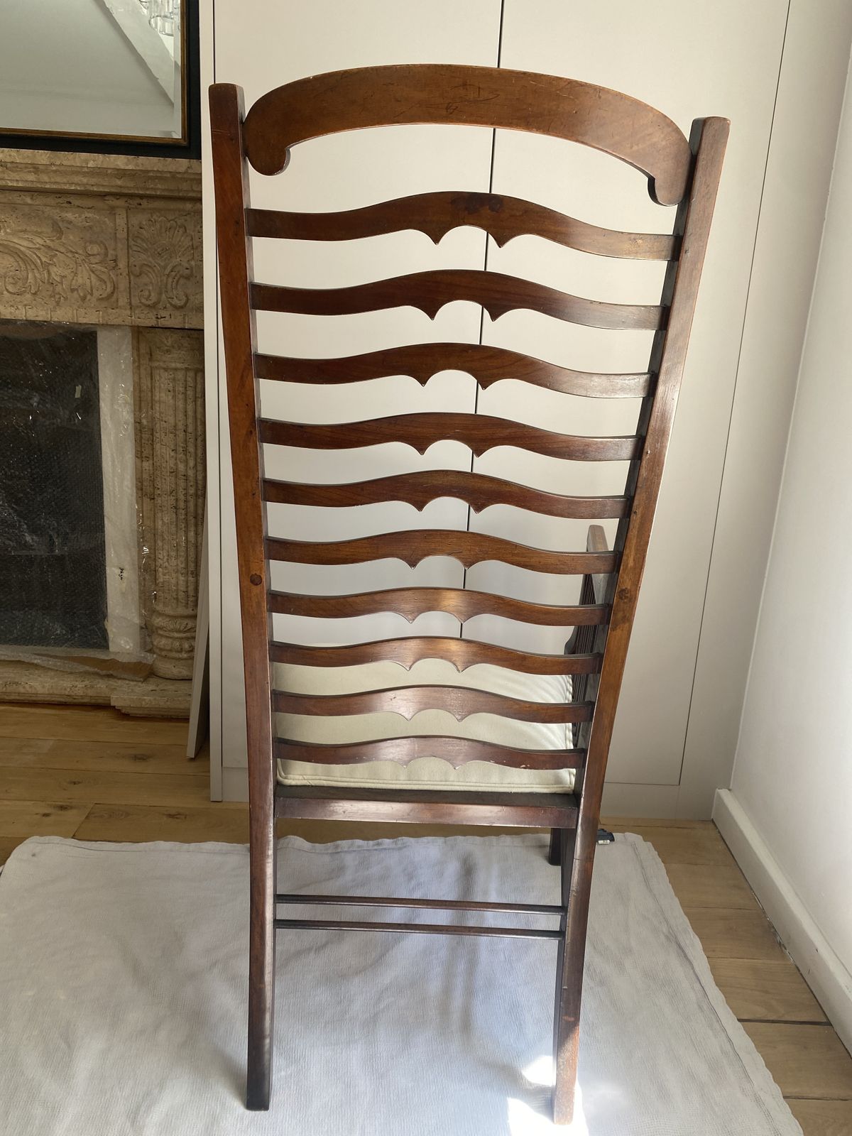 Edwardian Inlaid Mahogany Armchair photo vinterior