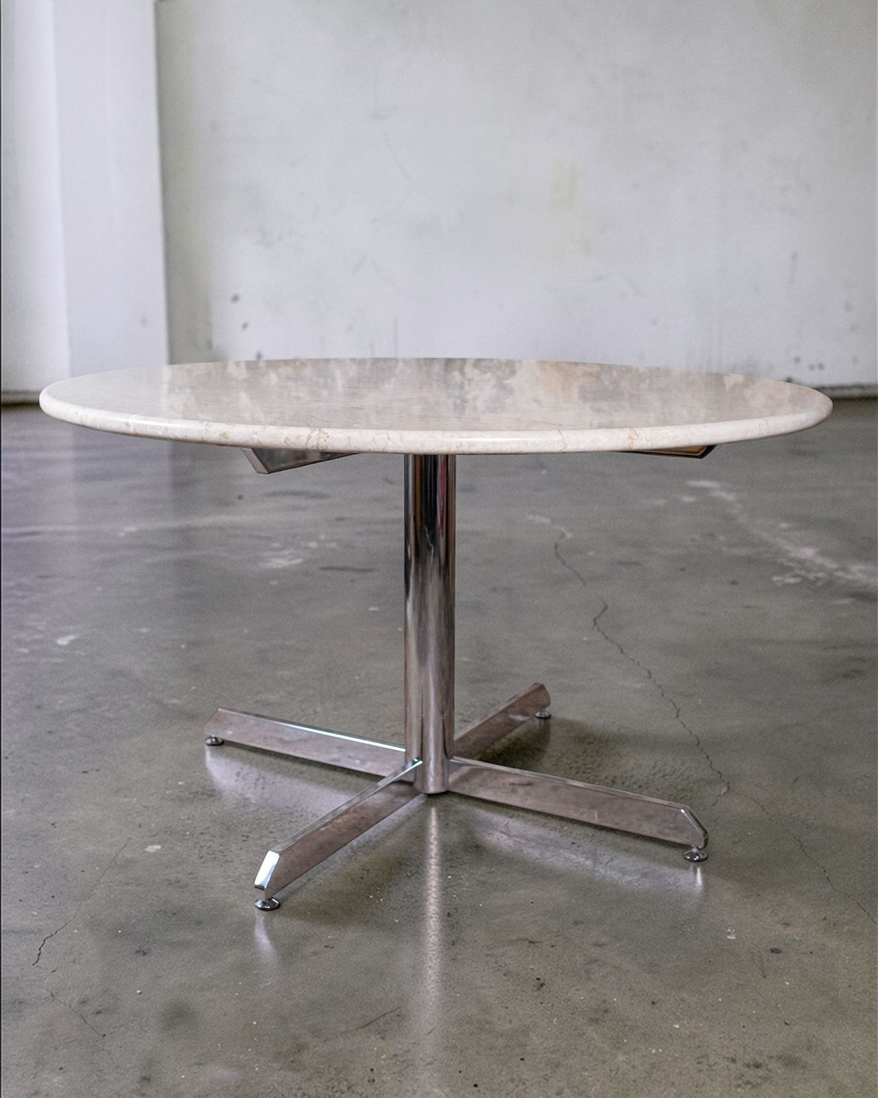 Super Malta Marble Dining Table, By Roche Bobois, Made In France, 1980s photo for sale
