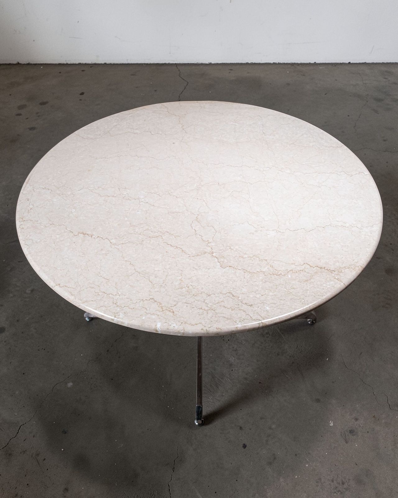 Super Malta Marble Dining Table, By Roche Bobois, Made In France, 1980s photo vinterior