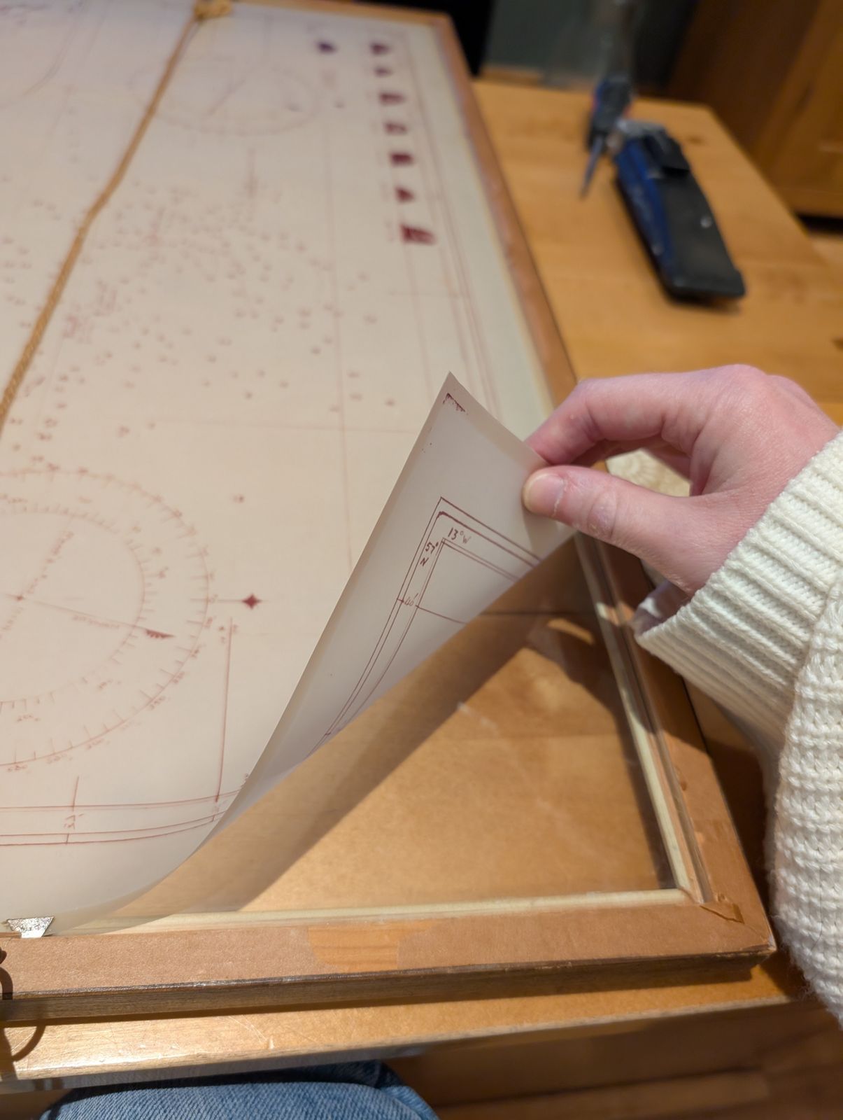 Art Vintage Navigational Chart Of Rockall 1970s 70s Nautical Wall Art Shipping Forecast photo