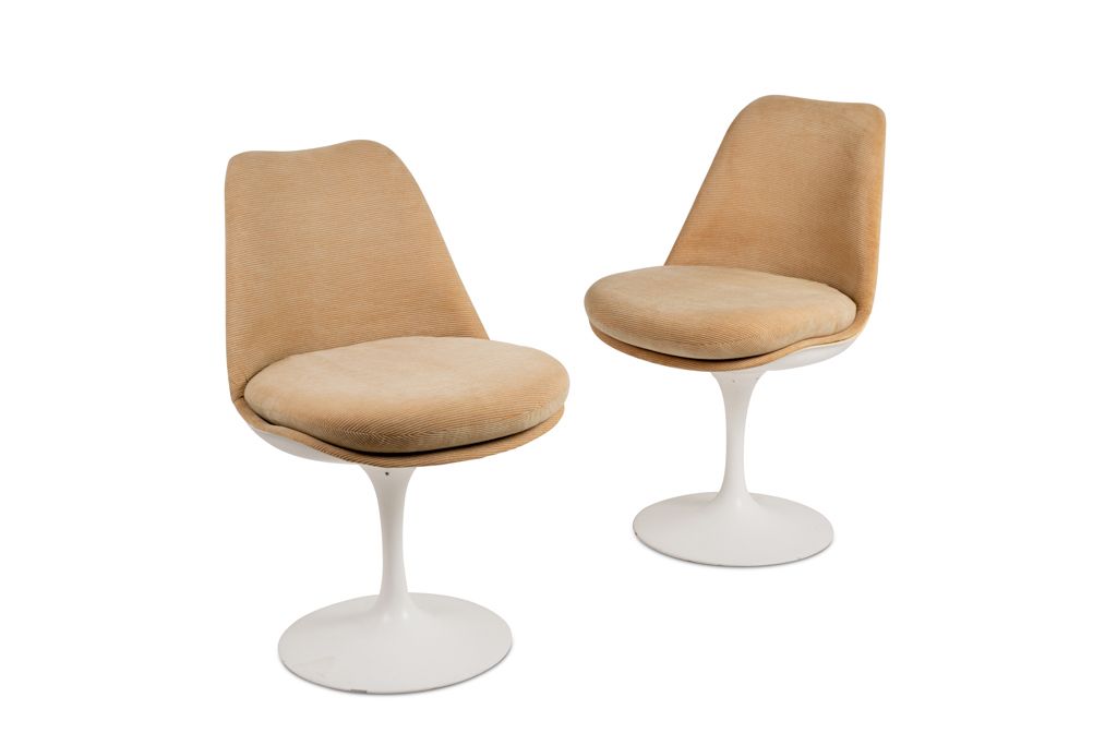 Eero Saarinen, For Knoll  Set Of 8 “Tulip” Chairs. 1970s photo buy