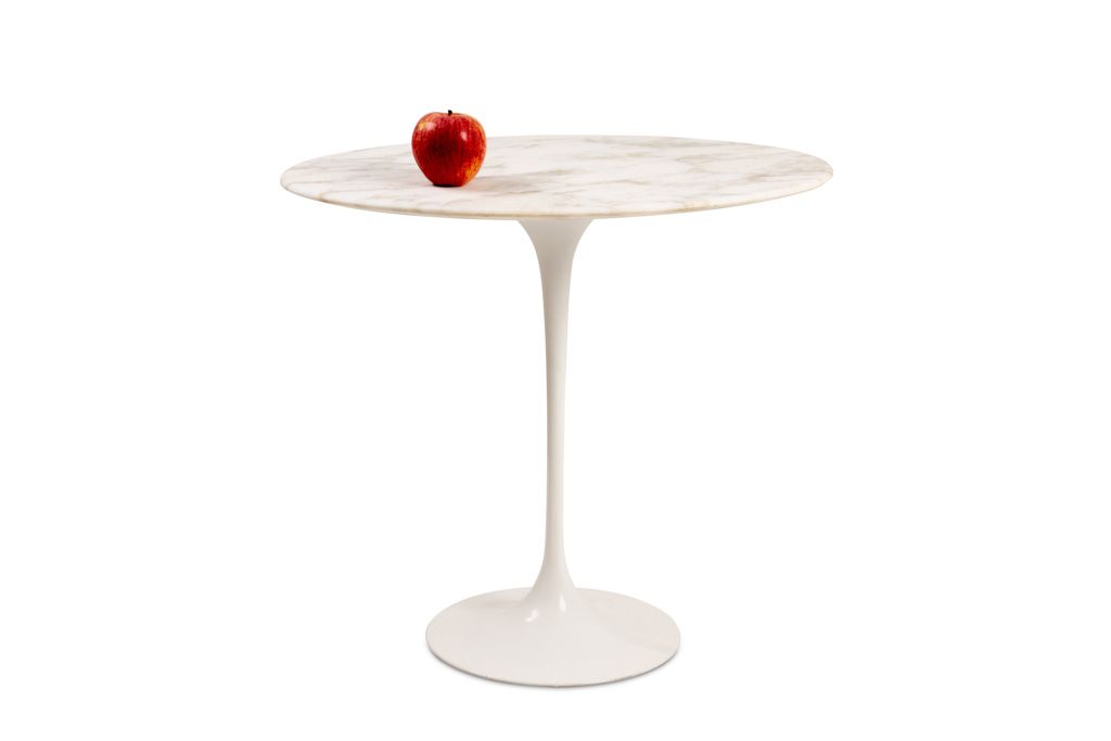 Eero Saarinen, For Knoll International. Oval “Tulip” Side Table. Circa 1950 photo for sale