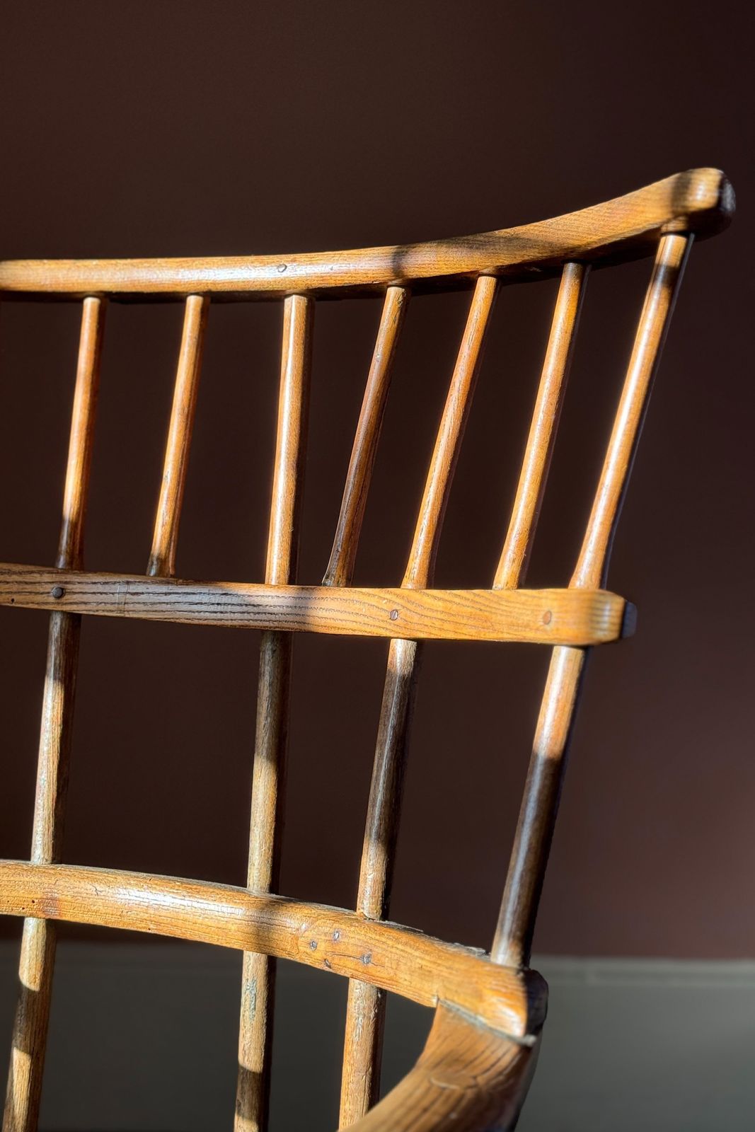 photo furniture A Rare 18th Century Triple Comb Back Stick Chair