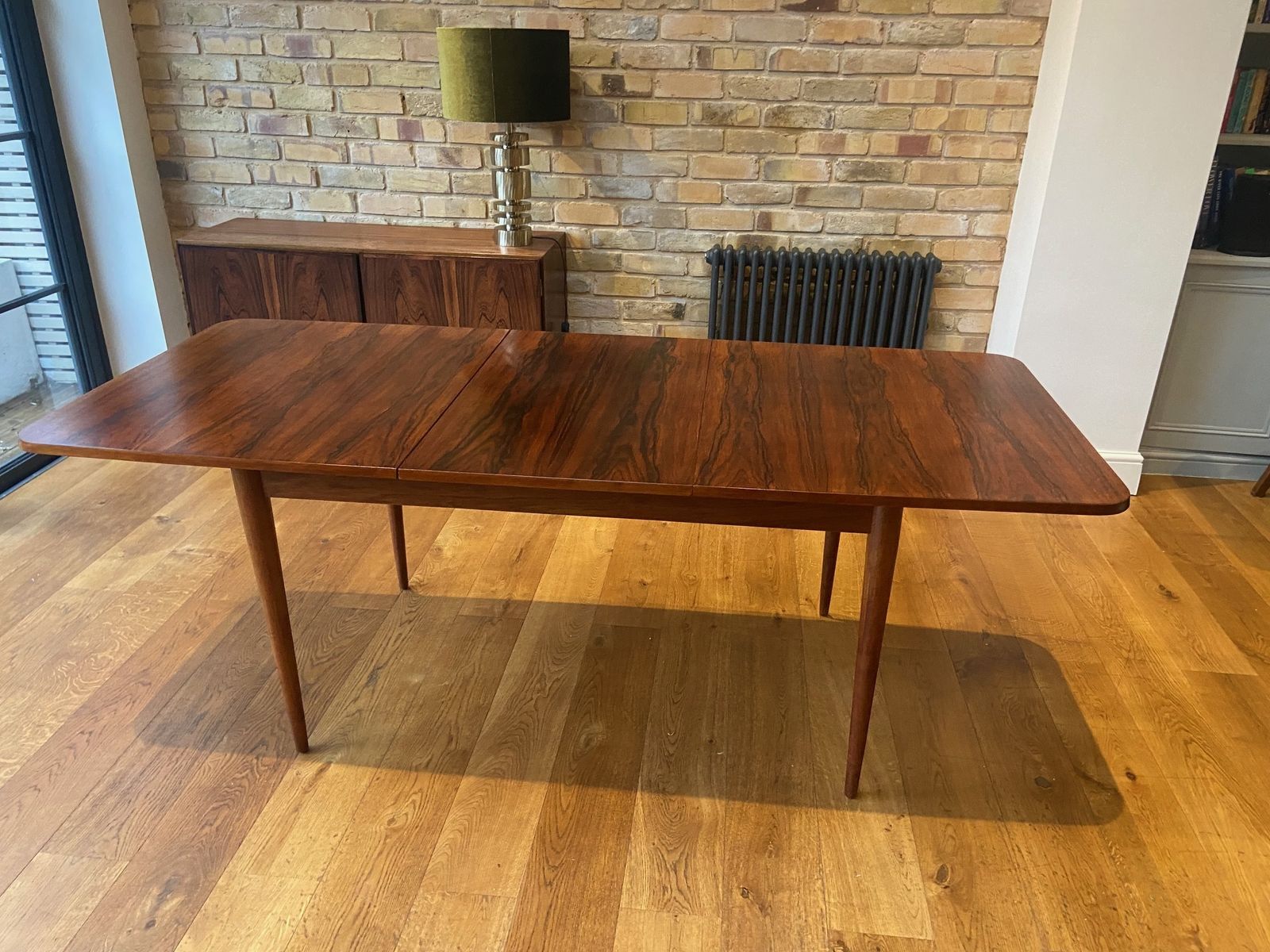 Robert Heritage For Archie Shine Rosewood Extending Mid Century Dining Table photo furniture