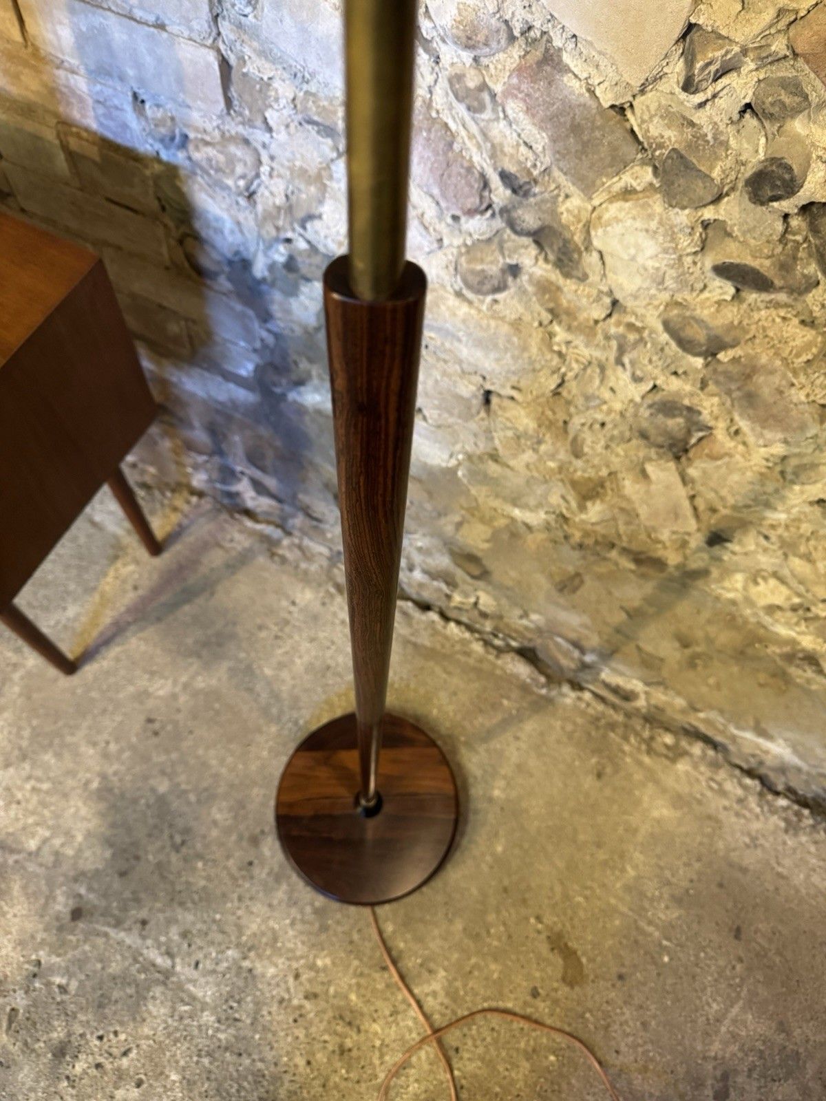photo buy 🚛 Vintage Mid Century Rosewood Danish/Scandinavian Floor Standard Lamp Retro