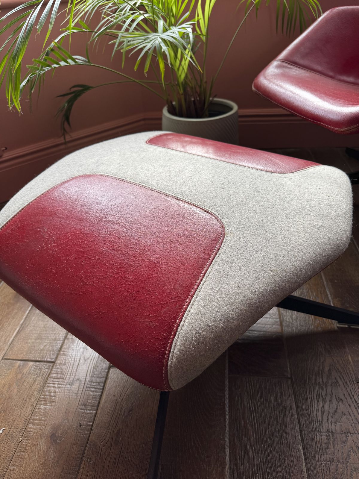 Moroso Alfredo Haberli Take A Line For A Walk Wingback Swivel Lounge Chair + Footstool photo furniture