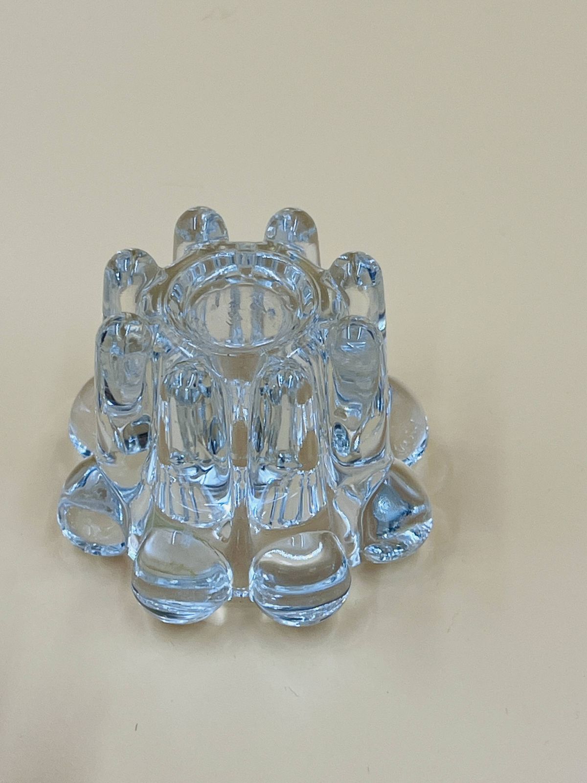photo furniture Set Of 3 Vintage Glass Candle Holders – Glassware From Reims